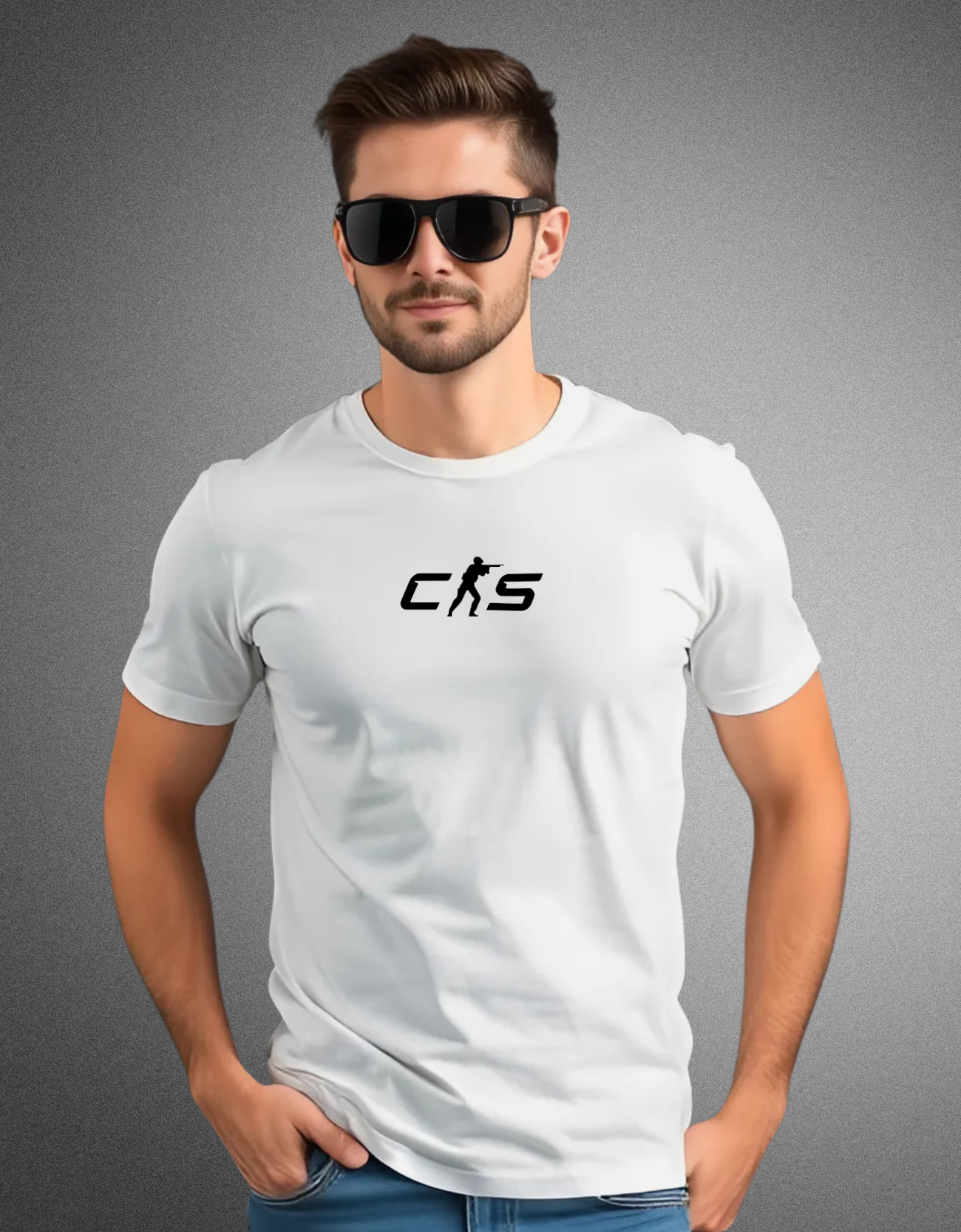 CS001 White Tshirt